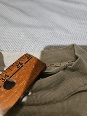 Johnston Murphy Shirt Mens XL Beige Silk Ribbed Raglan Sleeve Casual Luxury Tee