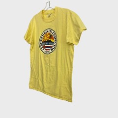 Vintage 70s Waikiki Beach Bikini Inspector Graphic T Shirt Yellow Mens Small S