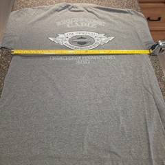 Vtg Harley Davidson T-Shirt Sz XL Gray CADIZ SPAIN HD 2-sided SS 2001 Holoubek