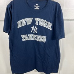 Fanatics Mens Large Navy New York Yankees Short Sleeve T Shirt