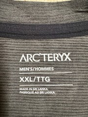 Arc’teryx Cormac Arc’Bird Logo Short Sleeve T Shirt Men’s XXL BLACK HEATHER NEW