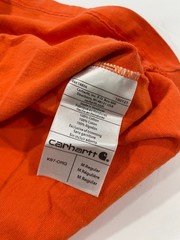 City of Boulder Colorado Public Works Carhartt Tee Men Med Orange K87 Pocket