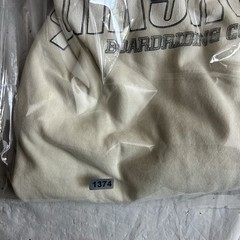 Vintage Quiksilver Long Sleeve Tee Shirt Men’s Large Beige Good Distress