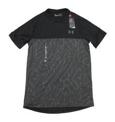 Under Armour Men’s Black UA Tech 2.0 Emboss Crew-Neck Short Sleeve T-Shirt