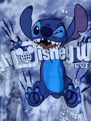 Walt Disney World Spirit Jersey Shirt Adult Small Lilo & Stich Tie Dye Pullover