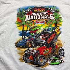 Dirt Car Nationals 2012 Tshirt Mens 3XL Big Print Front And Back Volusia Racing