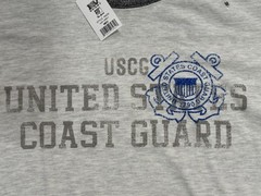 USCG United States Coast Guard Ash Gray T-Shirt – Size M – NEW WITH TAGS
