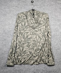 Free Fly Bamboo Lighweight Hoodie Mens Large Canopy Print Dark Forest NWT