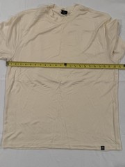 Stacy Adams Shirt Mens 2XL Cream Beige Ribbed Knit Short Sleeve Crewneck Casual