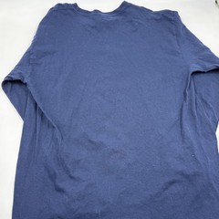 Gildan Shirt Mens L Blue Long Sleeve SJ Alumni Graphic Heavyweight Cotton
