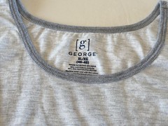 George Men’s XL Colorblock & Unbranded Tank Top Scoop Neck Cotton Blend Lot Of 2