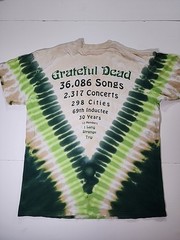 Vintage 1998 Grateful Dead “Countdown” Steal Your Face Tie-Dye T-Shirt Size Lg