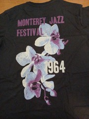 RARE Thelonious Monk 1964 Monterey Jazz Festival Black Tshirt Medium Tall