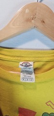 Rare Vintage NINTENDO Mario Yoshi Japanese 2009 T Shirt 2000s Video Games Yellow
