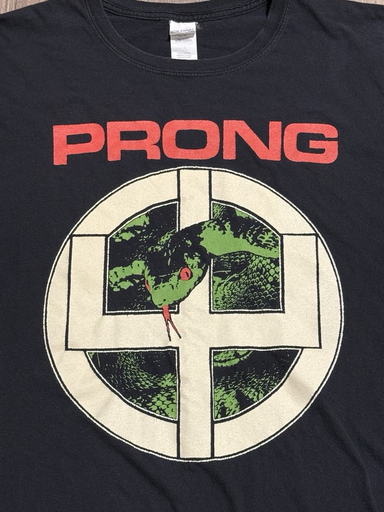 Prong Snake American Heavy Metal Band T-Shirt Adult Size XL Black