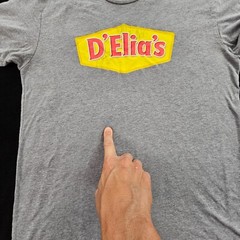 D’Elia’s Chris D’Elia Gray Short Sleeve Cotton Blend T-Shirt Men’s M