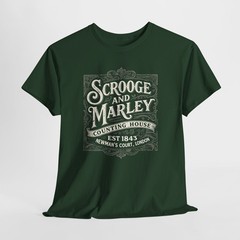 Scrooge and Marley Victorian Logo Tee, A Christmas Carol, Holiday Tee