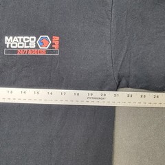 NEW Matco Tools T-Shirt Men-Large Black QR Code Graphic Short Sleeve Cotton Tee