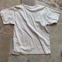 Vintage Kenya Shirt Safari Njema Embroidered Tshirt Medium Africa Zebra 80s