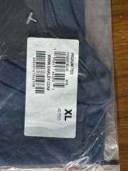 NEW Oakley Discovers Iridium Short Sleeve Tee Shirt Blue Mens XL Custom Fit NWT