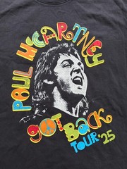 Paul McCartney Got Back Tour 2025 Merch Band Shirt City Stops Two Sided Medium