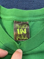 Paid in Full Bay Area Strapped Green T-Shirt 3XL D-Boy Apparel Uzi AK-47 Guns