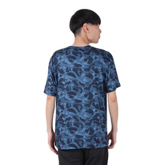 Oakley Enhance Qdevo SS Tee Graphic 4.0 Short Sleeve T-Shirt Blue Print 2XLarge
