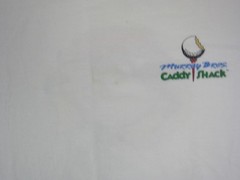 Vintage Caddyshack Shirt Mens Large L White Be The Ball Golf 90s Murray Bros