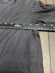 Jimmy’Z Brand Men’s Distressed Black Sewn Applique Shirt Med