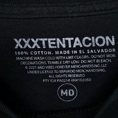 XXXTentacion Black Graphic Tee Mens Medium M Unisex EUC Rap Hip Hop Music Band