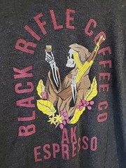Black River Coffee Co T Shirt “AK ESPRESSO” Size Medium Crew Neck NICE!