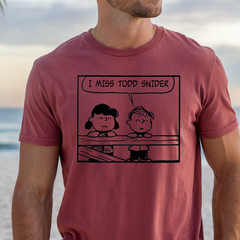 I Miss Todd Snider Peanuts Inspired T-shirt