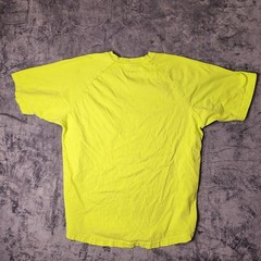 Ariat Rebar Cotton Strong Men T Shirt Safety Yellow Workwear Pocket Tee Raglan