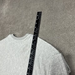 BYLT Mens Brushed Herringbone Box Tee Mid Heather Grey Size Large NEW