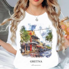 Gretna Louisiana Unisex Shirt Travel Gift Louisiana Trip Lover Souvenir Tee