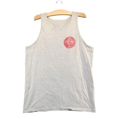 Sriracha Sauce Men’s Hotter Is Better Tank Top Sleeveless Gray L Straight Hem