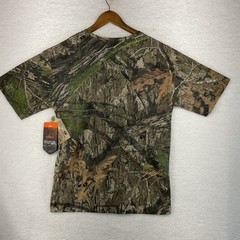 Mens Habit Camo Official Mossy Oak Outdoors Hunting Short Sleeve Shirt M