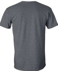 5 Pairs Gildan SoftStyle T-Shirt 2XL Heather Navy Grey Mens Shirt