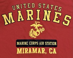 USMC United States Marine Corps Air Station MCAS Miramar, CA TShirt – Size XXL