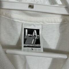 Vintage 1980s LA Sportswear Shirt Mens Size L Tshirt Flag Single Stitch Hiphop