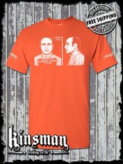 Al Capone 1939 Mug Shot T-Shirt Old School Gangster Mafia Mob