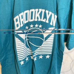 Men’s Brooklyn Basketball Short Sleeve Teal T-Shirt Size XL
