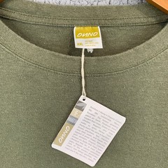 ONNO T-Shirt Men’s Olive Green XXL Hemp Organic Cotton Sustainable Crew Neck NWT