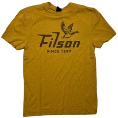 Filson Buckshot T-Shirt Gold Heather Olive Green Duck Mens 3XL UPF NWT