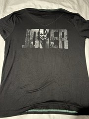 Toon Line Joker Joaquin Phoenix T-Shirt Mens XL Black Movie Graphic New
