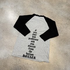 Vintage Y2K Fall Out Boy Irresistible Raglan Tee Shirt Small Migos Pop Punk 3/4