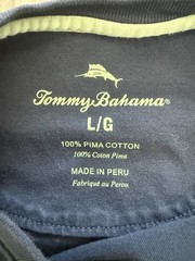 Tommy Bahama Men’s Navy Large Tee Business Casual Preppy