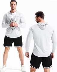 NELEUS Men’s Long Sleeve Athletic Shirt Workout Running Shirts with Hoods,514…