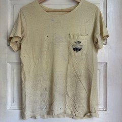 Vintage 1960/50s EXTREMELY RARE Distressed FADED Paperthin Thrashed Tee INSANE