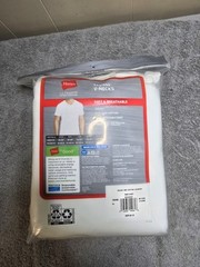 Hanes Ultimate Men’s 6 Pack FreshIQ V-Neck Tee, White, X-Large